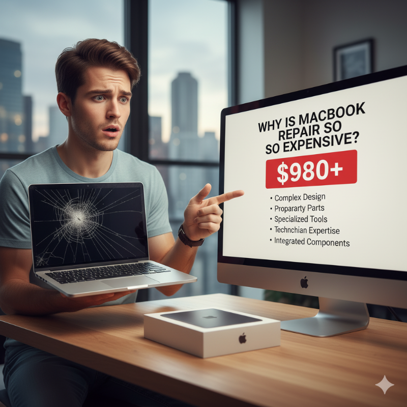 Why is MacBook repair so expensive?