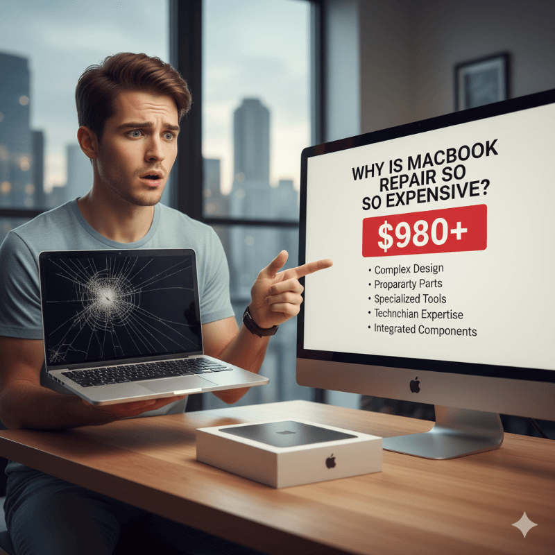 Why is MacBook repair so expensive?